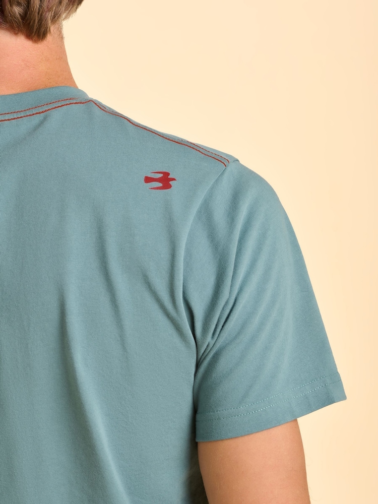 Brakeburn Green Tatterford T-Shirt - Image 2 of 5