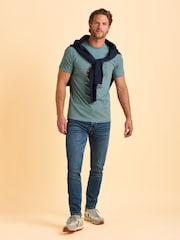 Brakeburn Green Tatterford T-Shirt - Image 5 of 5
