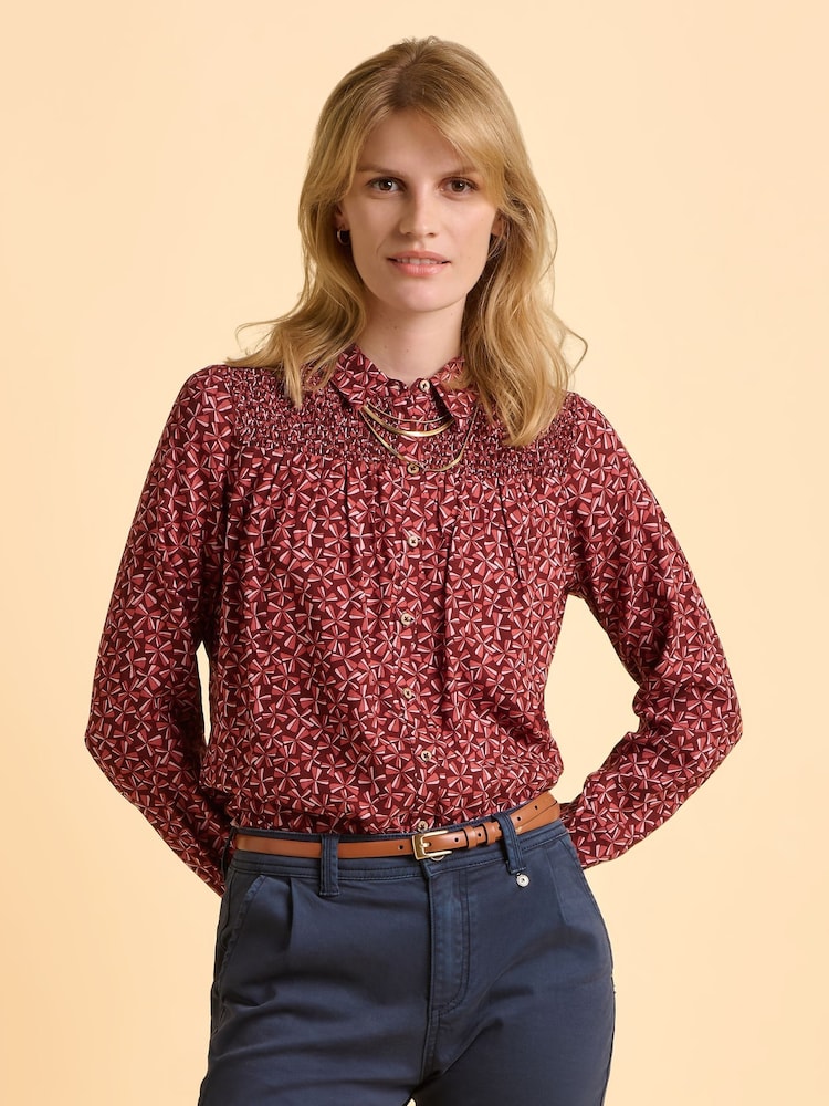 Brakeburn Red Sabine Blouse - Image 1 of 6