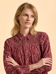 Brakeburn Red Sabine Blouse - Image 4 of 6