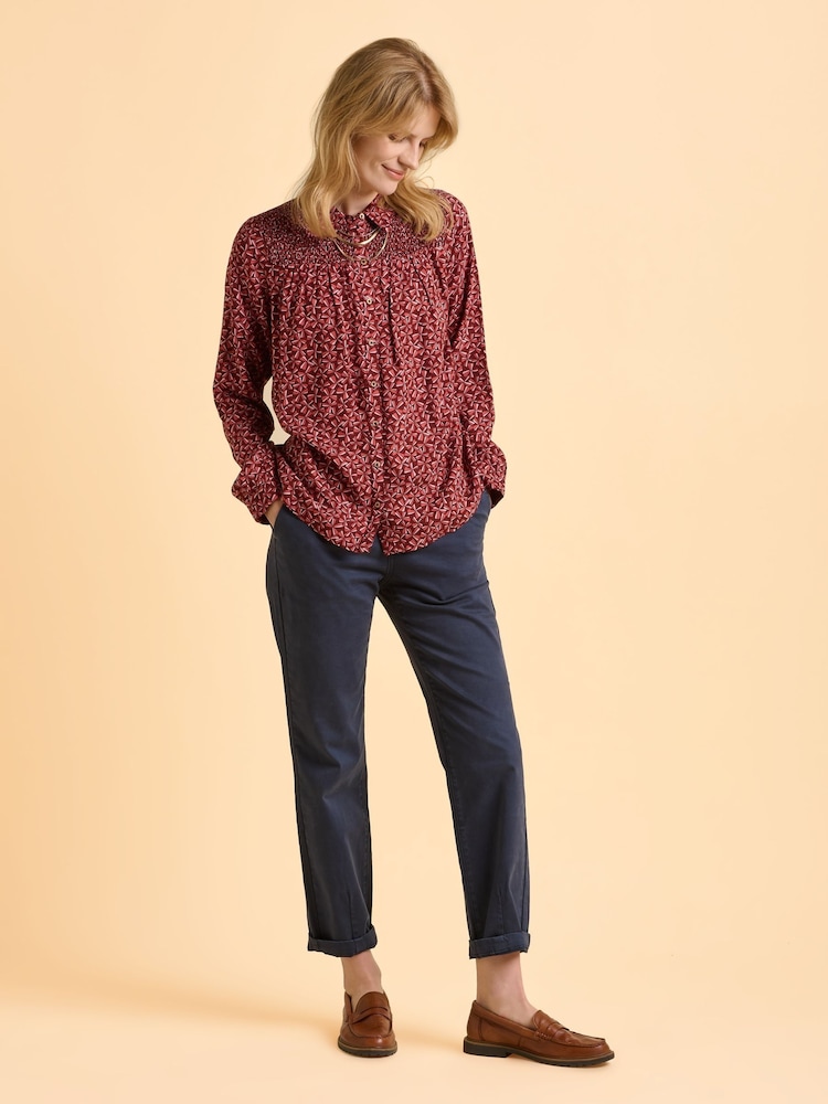 Brakeburn Red Sabine Blouse - Image 6 of 6 Brakeburn Red Sabine Blouse - Image 6 of 6