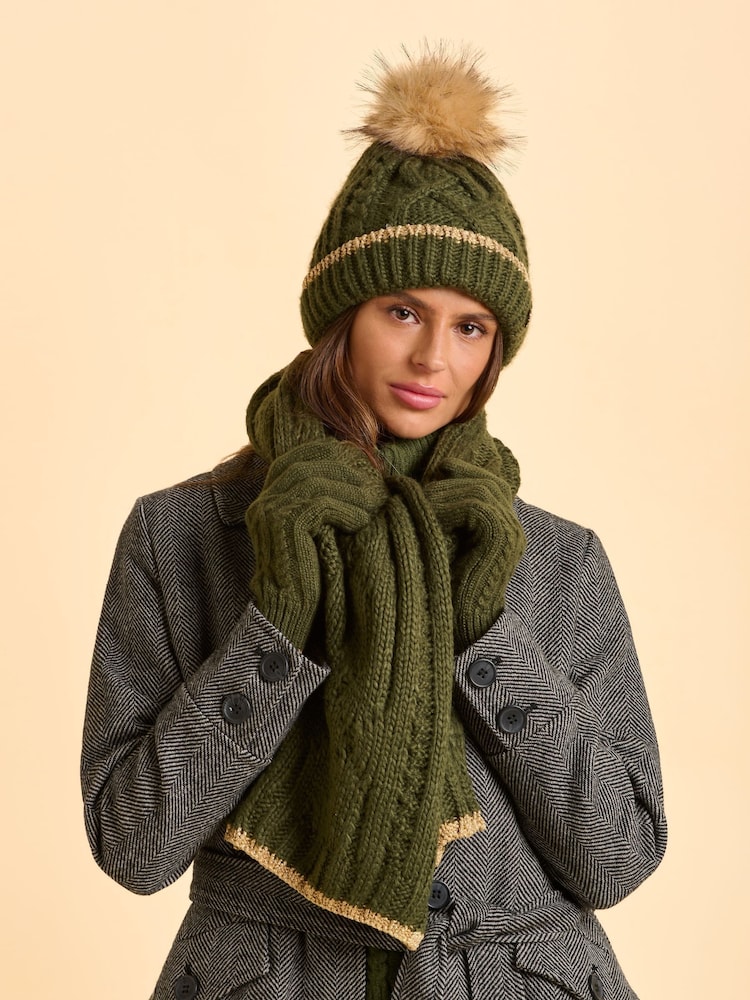 Brakeburn Green Heather Scarf - Image 1 of 5