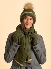Brakeburn Green Heather Scarf - Image 5 of 5