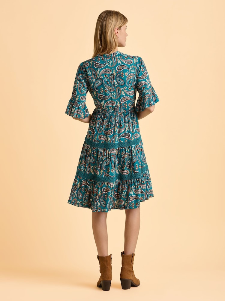Brakeburn Blue Waves Dress - Image 2 of 6