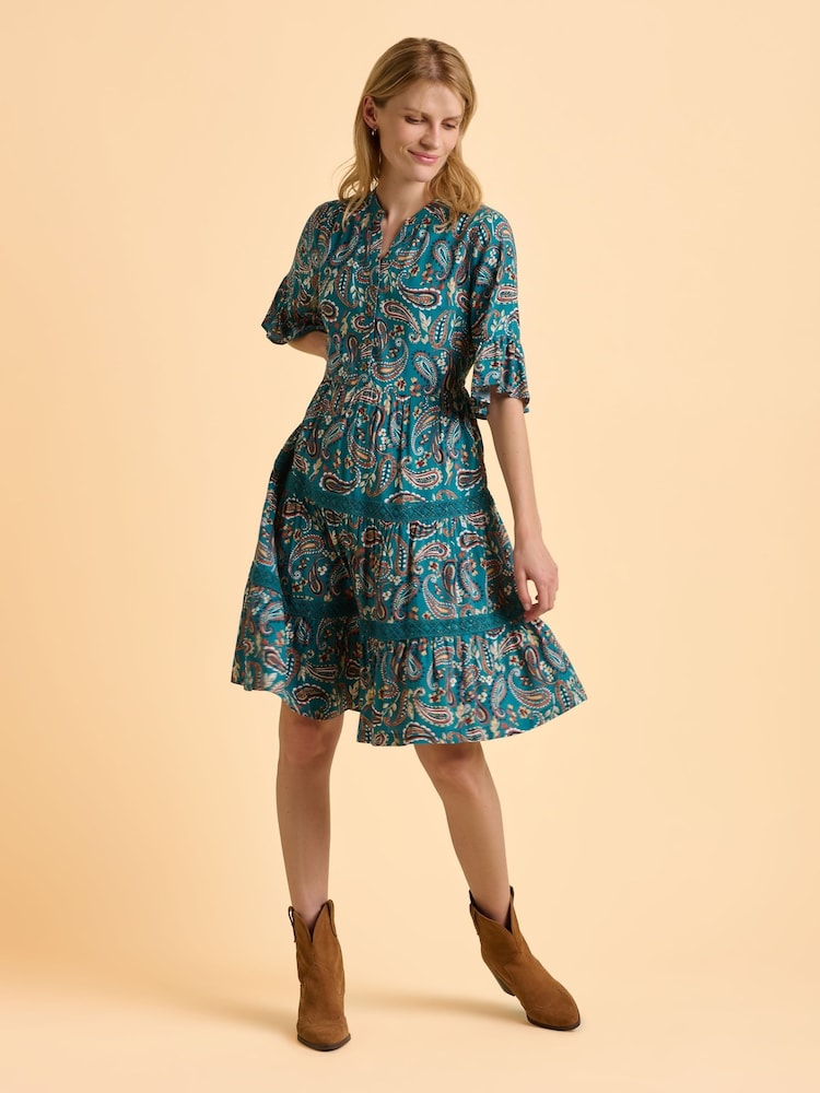 Brakeburn Blue Waves Dress - Image 6 of 6