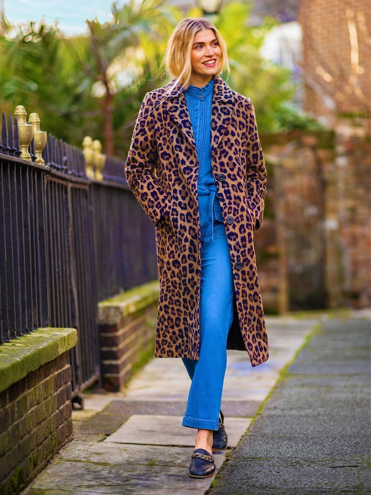 Brakeburn Animal Print Twilight Jacket - Image 1 of 6 Brakeburn Animal Print Twilight Jacket - Image 1 of 6