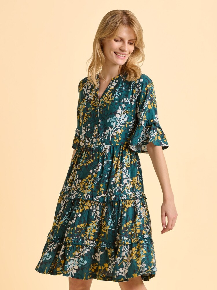 Brakeburn Blue Vivid Dress - Image 1 of 6 Brakeburn Blue Vivid Dress - Image 1 of 6