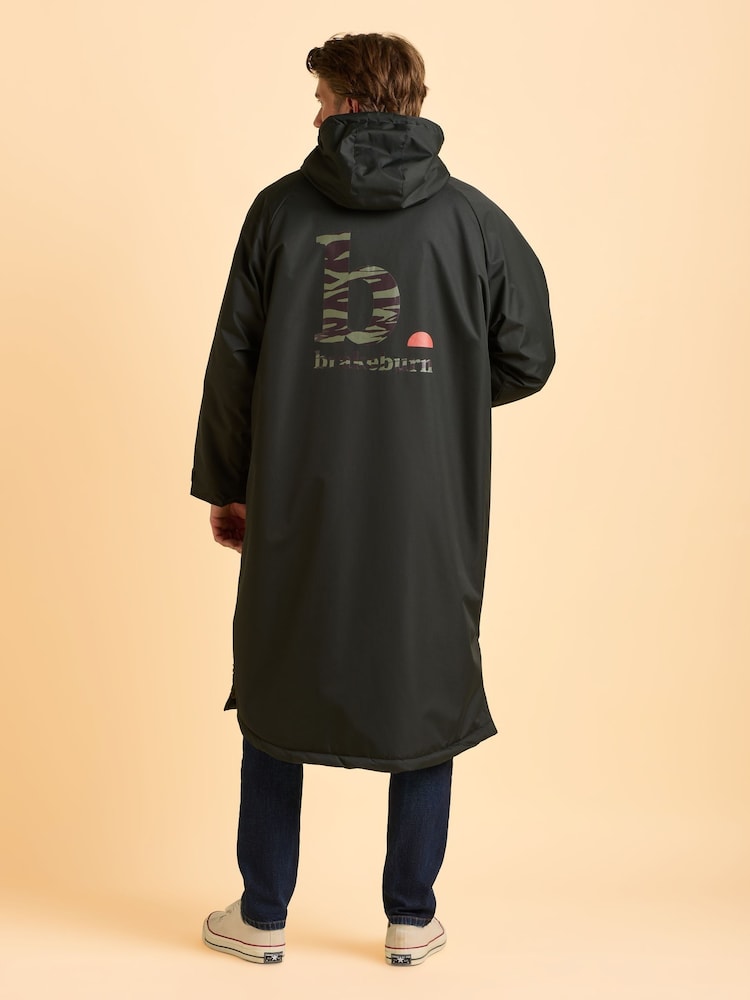 Brakeburn Black Parley Chinook Coat - Image 2 of 6 Brakeburn Black Parley Chinook Coat - Image 2 of 6