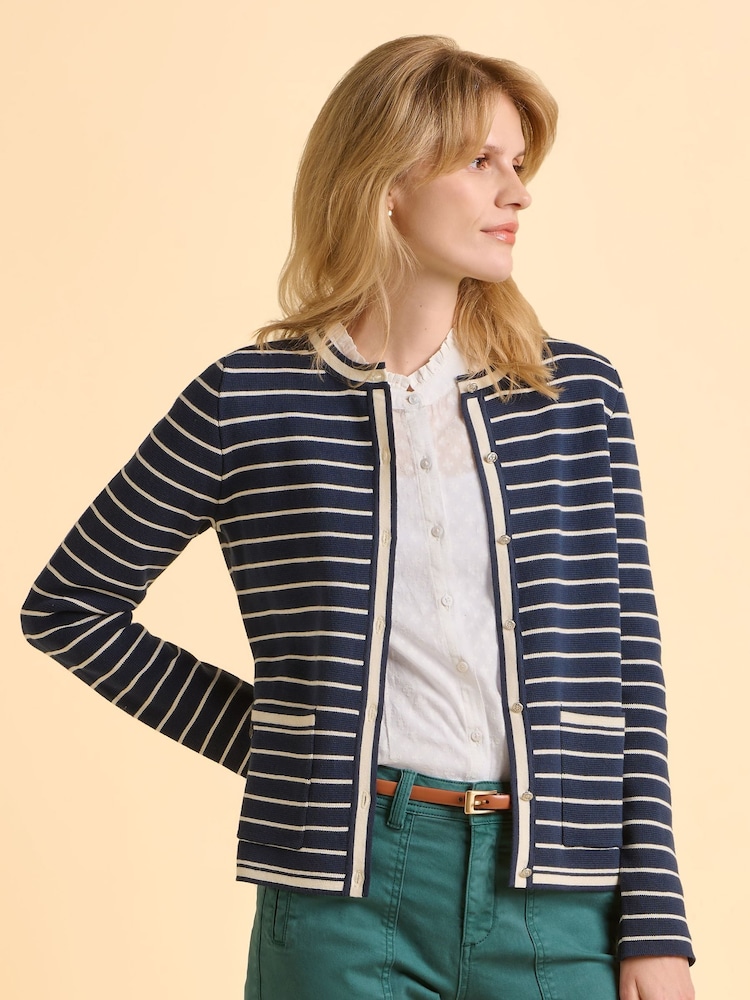 Brakeburn Blue Seabound Cardigan - Image 1 of 6
