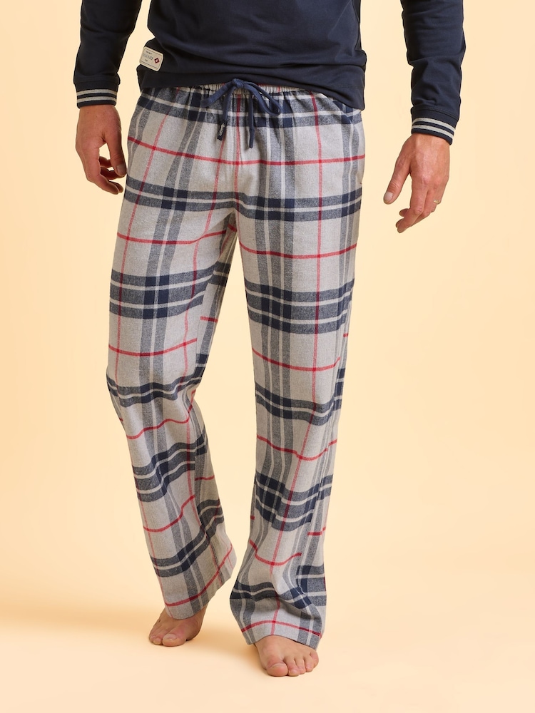 Brakeburn Cream Cassington Pyjama Bottoms - Image 2 of 5 Brakeburn Cream Cassington Pyjama Bottoms - Image 2 of 5