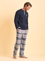 Brakeburn Cream Cassington Pyjama Bottoms - Image 4 of 5