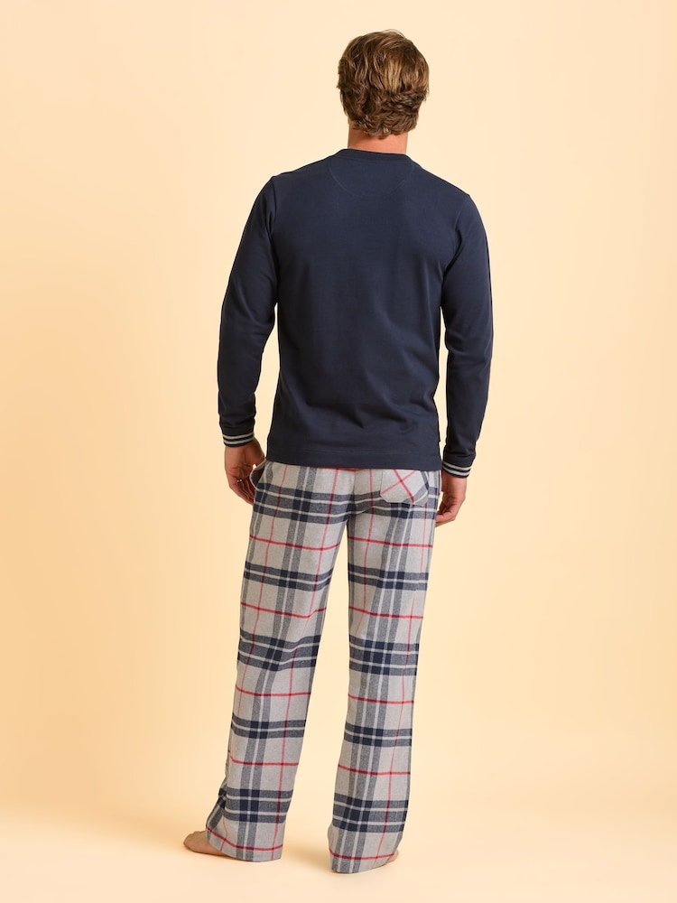 Brakeburn Cream Cassington Pyjama Bottoms - Image 5 of 5