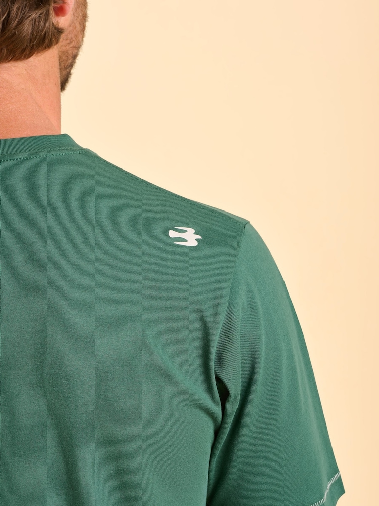 Buy Brakeburn Green Dolton T-Shirt from Next Argentina