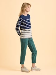Brakeburn Blue Heritage Bella Crew Sweatshirt - Image 3 of 5