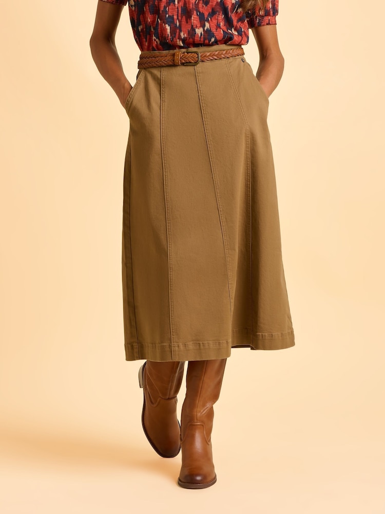 Brakeburn Natural Joni Skirt - Image 1 of 5