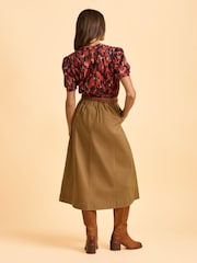Brakeburn Natural Joni Skirt - Image 2 of 5
