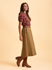 Brakeburn Natural Joni Skirt - Image 3 of 5