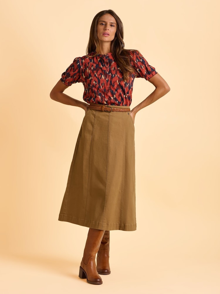 Brakeburn Natural Joni Skirt - Image 5 of 5