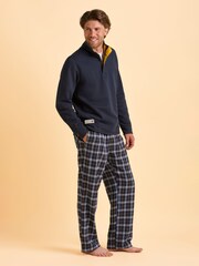 Brakeburn Blue Chalbury Pyjama Bottoms - Image 3 of 5
