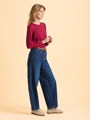 Brakeburn Red Janis Long Sleeve T-Shirt - Image 3 of 6