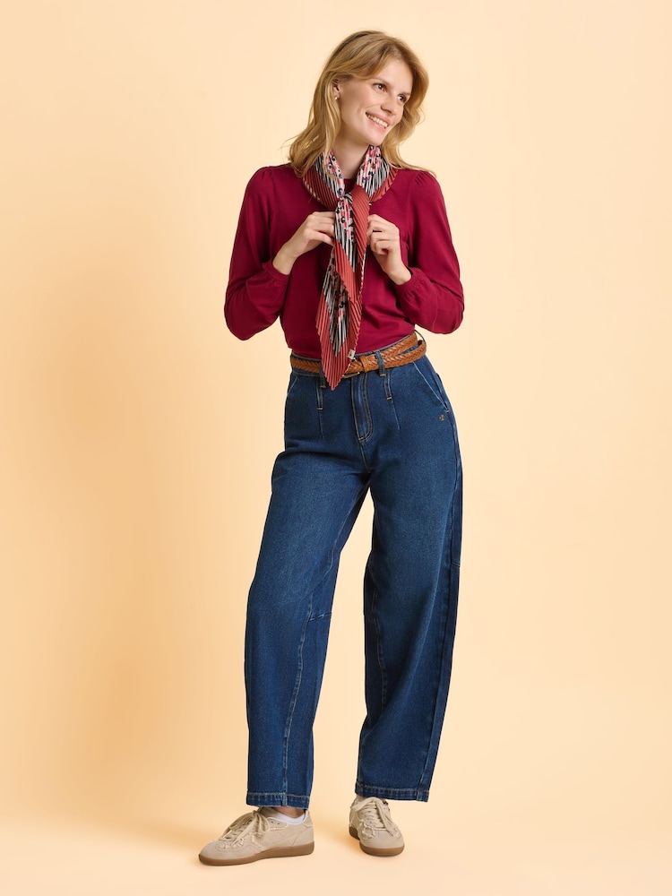 Brakeburn Red Janis Long Sleeve T-Shirt - Image 6 of 6 Brakeburn Red Janis Long Sleeve T-Shirt - Image 6 of 6