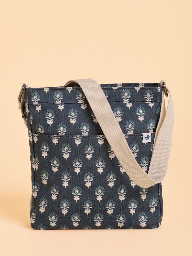 Brakeburn Blue Henna Cross-Body Bag - Image 1 of 4 Brakeburn Blue Henna Cross-Body Bag - Image 1 of 4