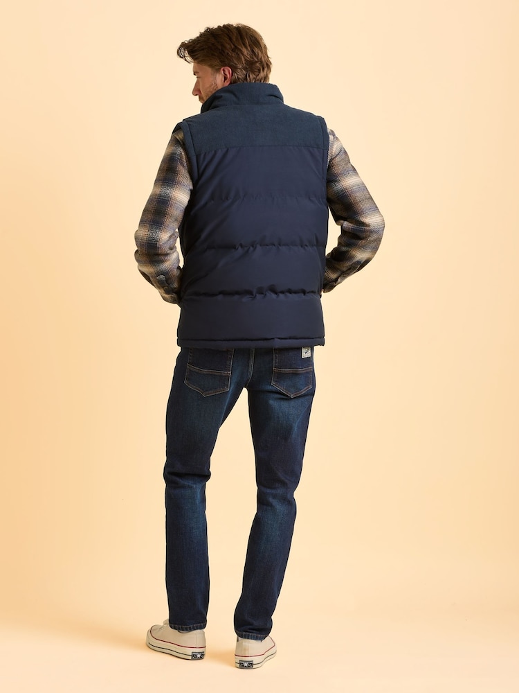 Brakeburn Blue Quainton Gilet - Image 2 of 6 Brakeburn Blue Quainton Gilet - Image 2 of 6