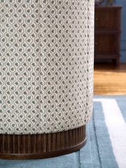 Laura Ashley Knellbank Geo Natural and Fern Barcombe Stool - Image 6 of 6