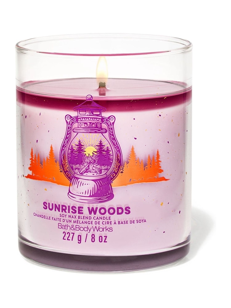 Bath & Body Works Sunrise Woods Signature Single Wick Candle 227g - Image 1 of 1 Bath & Body Works Sunrise Woods Signature Single Wick Candle 227g - Image 1 of 1