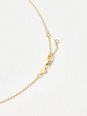 Oliver Bonas Gold Tone Hamish Scottie Dog Pendant Necklace - Image 3 of 4