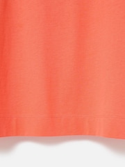 Oliver Bonas Orange Crochet Trim T-Shirt - Image 7 of 7