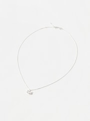 Oliver Bonas Silver Tone Hamish Scottie Dog Pendant Necklace - Image 2 of 4