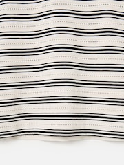 Oliver Bonas Black Pointelle Striped T-Shirt - Image 7 of 7