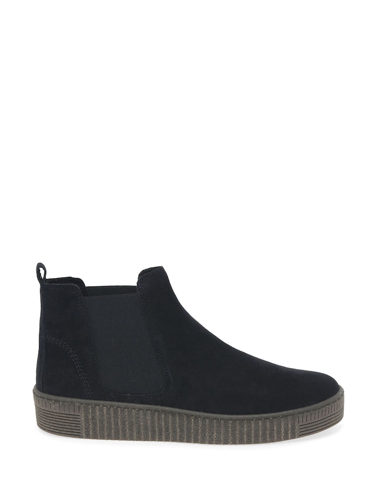 Gabor Womens Blue Lourdes Chelsea Boots - Image 1 of 5
