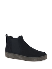 Gabor Womens Blue Lourdes Chelsea Boots - Image 3 of 5