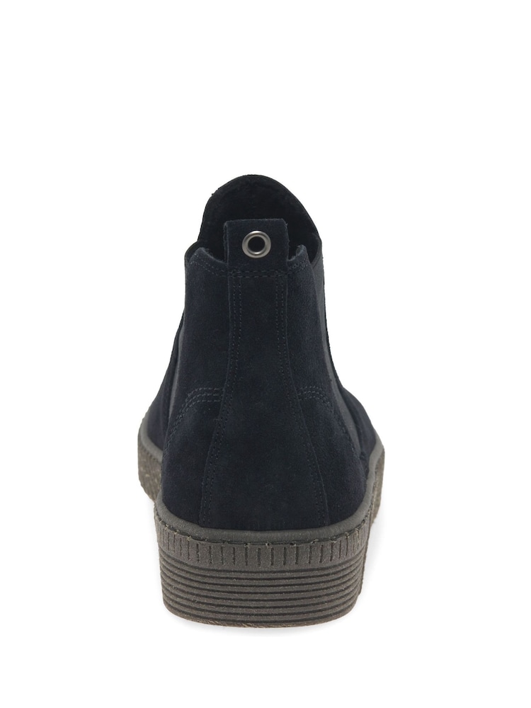Gabor Womens Blue Lourdes Chelsea Boots - Image 5 of 5
