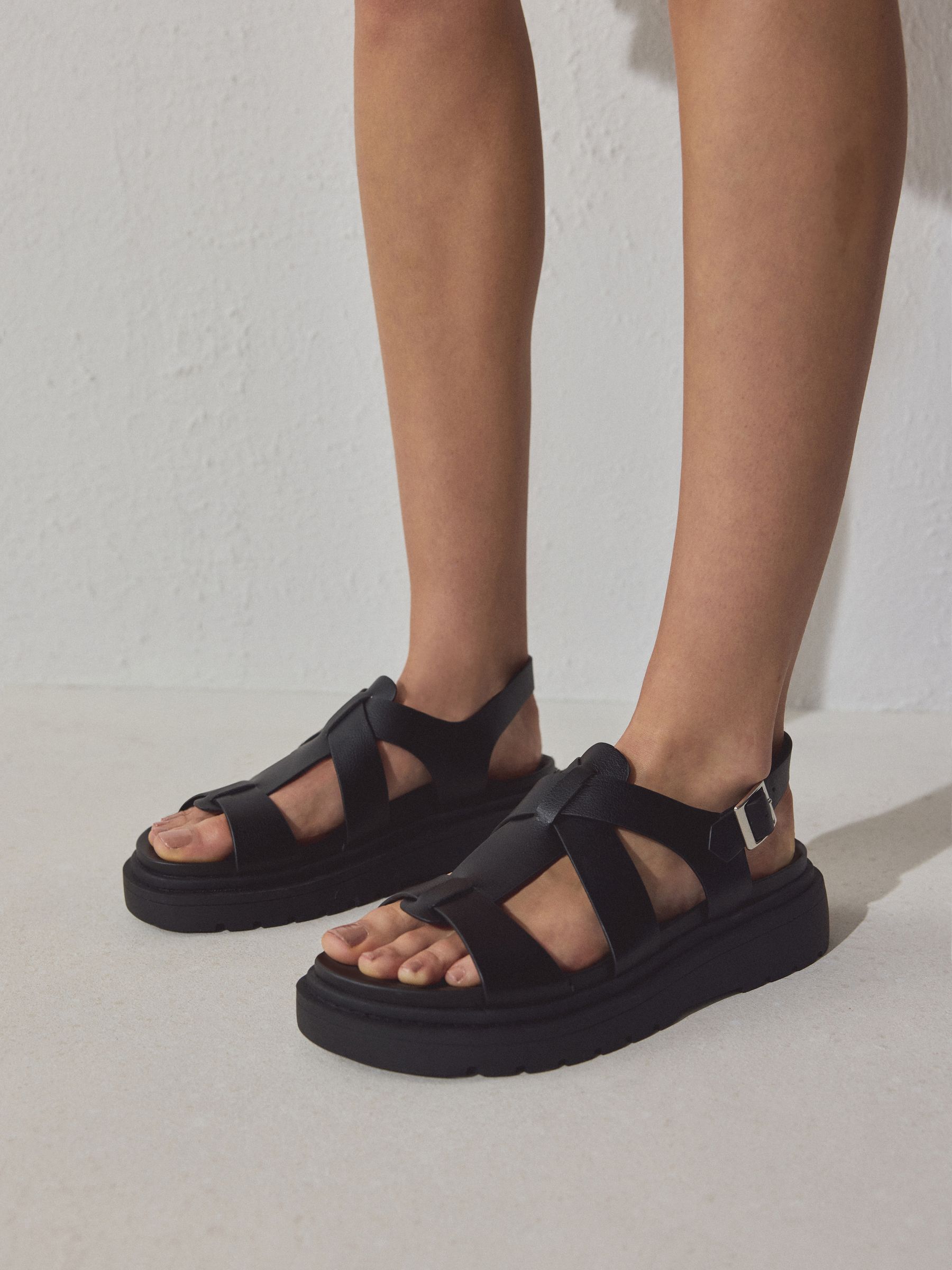 Buy Black Forever Comfort® Chunky Sandals from Next USA