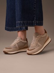 Celtic & Co. Natural Wool Panel Trainers - Image 2 of 8