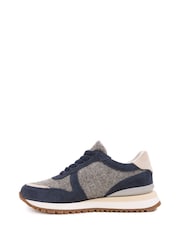 Celtic & Co. Blue Wool Panel Trainers - Image 4 of 8