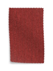 Rockett St George Luxe Needlecord Velvet Burnt Sienna Orange Starlet Side Table - Image 9 of 9
