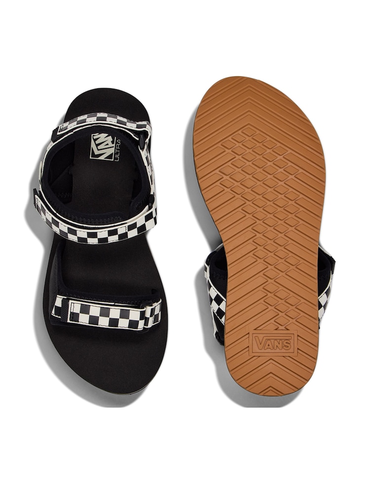 Vans Black on White Tri Lock Sandals - Image 5 of 5