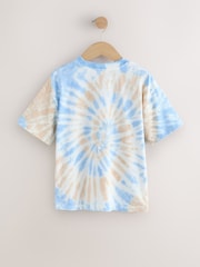Blue/Yellow Tie-Dye Short Sleeve T-Shirt (3-16yrs) - Image 6 of 8