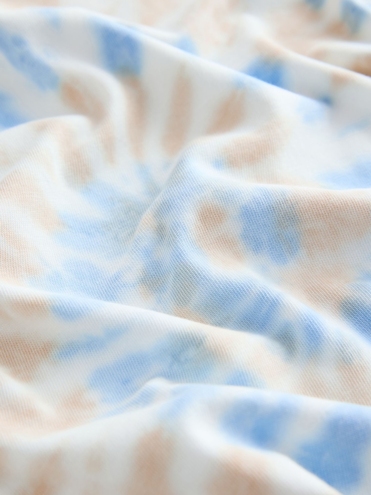 Blue/Yellow Tie-Dye Short Sleeve T-Shirt (3-16yrs) - Image 8 of 8