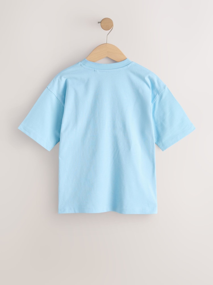 Blue Ice Cream Short Sleeve Graphic T-Shirt (3-16yrs) - Image 2 of 4 Blue Ice Cream Short Sleeve Graphic T-Shirt (3-16yrs) - Image 2 of 4