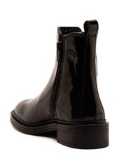 Off The Hook Black Kiki Patent Leather Ankle Chelsea Boots - Image 3 of 6
