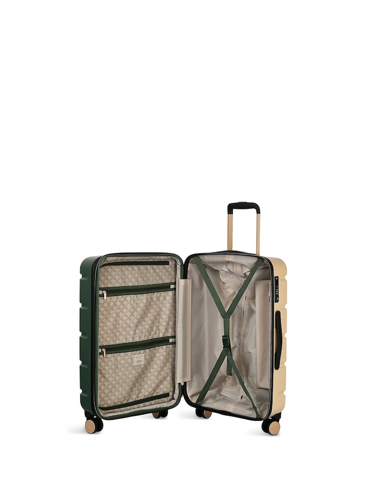 Radley Green Lexington Colour 4 Wheel Carry On Luggage - Image 4 of 4