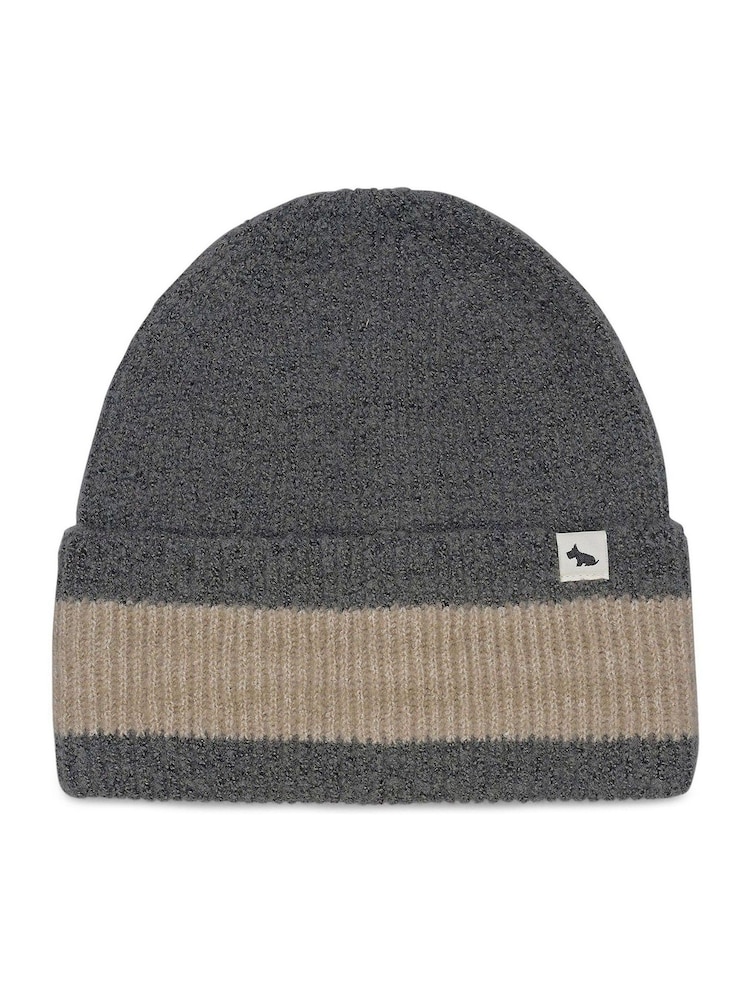 رمادي - Radley Grey Knitters Lane Knitted Hat - صورة 1 من 3 رمادي - Radley Grey Knitters Lane Knitted Hat - صورة 1 من 3
