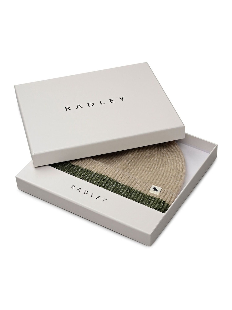 بني - Radley Grey Knitters Lane Knitted Hat - صورة 2 من 3 بني - Radley Grey Knitters Lane Knitted Hat - صورة 2 من 3