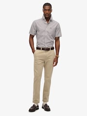 Camisa de manga curta Superdry City Cotton Linen - Imagem 3 de 4