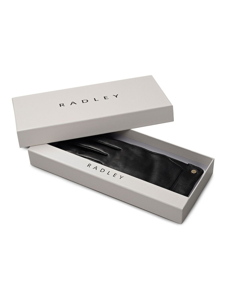 Radley Glovers Lane Leather Black Gloves - Image 1 of 3